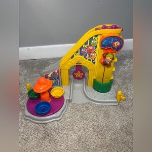 LITTLE PEOPLE SURPRISE  CARNIVAL FUN PARK ROLLER COASTER SET